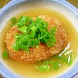 残り物で！京懐石風？コロッケのスープ仕立て！